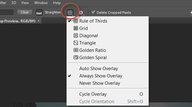 10. Choose whther to show your overlay or not