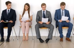 Girl interviewing for a Corporate Job