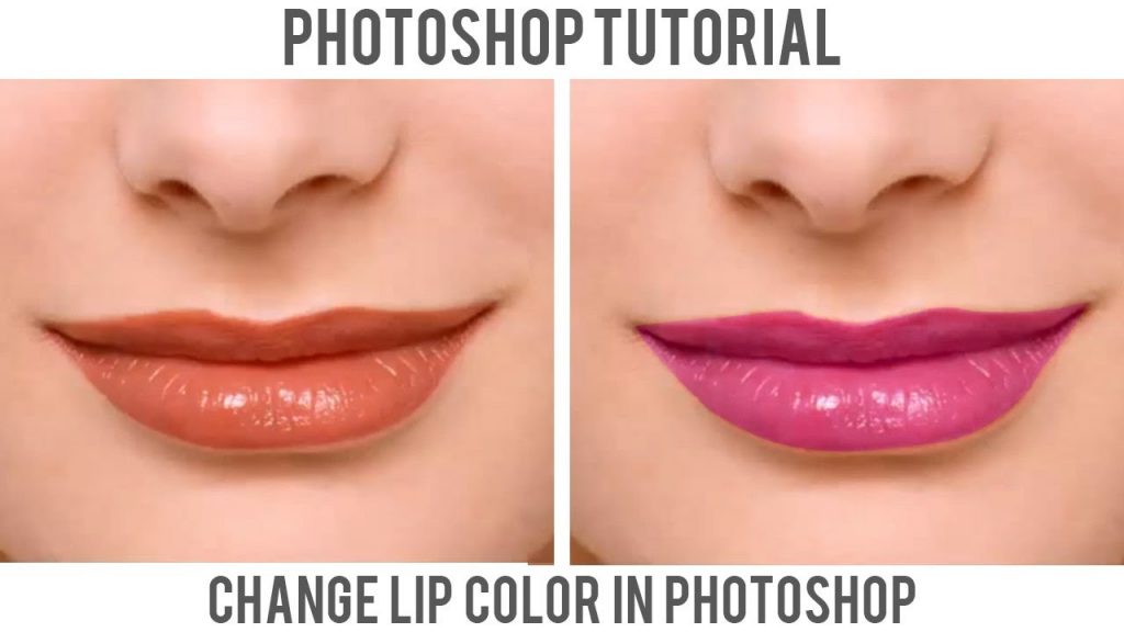 Change Lips Color in Photoshop