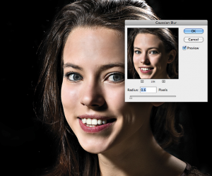 Sharpen Portrait in Photoshop