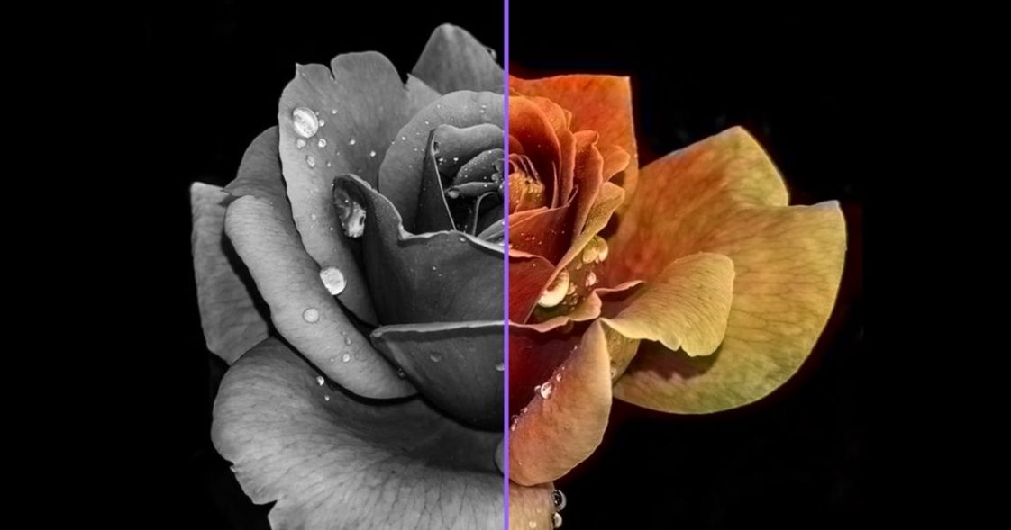 Add Color to Black and White Images Using