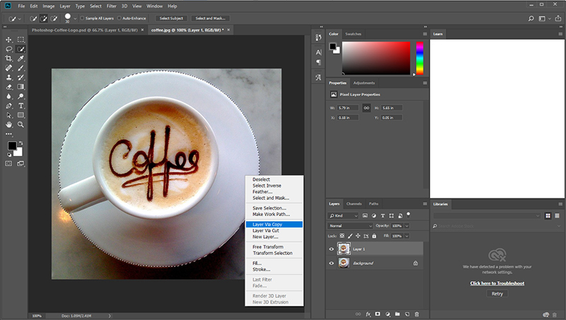 How to Create Basic Text Logo In Photoshop