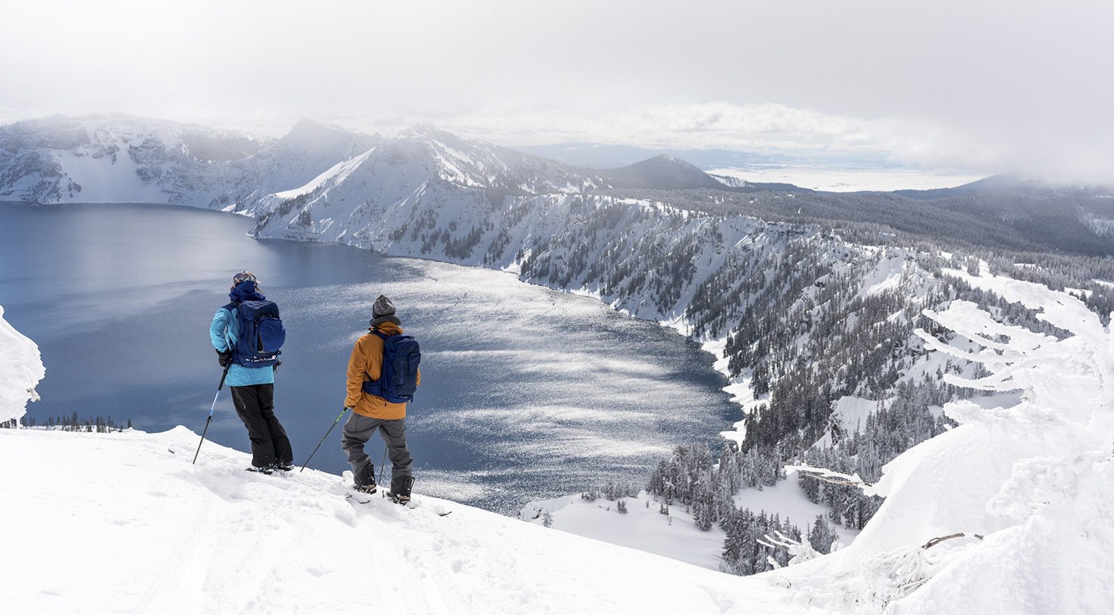 Crater Lake in Winter