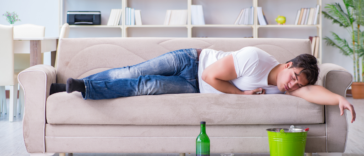 CBD can reduce the negative hangover symptoms